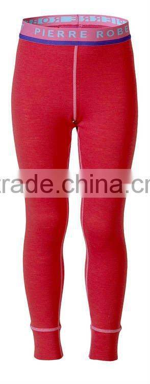 100%merino Kids Thermal underwear bottom long johns