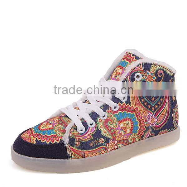 HFR-JS16 2015 super fashion self luminous men sport shoes