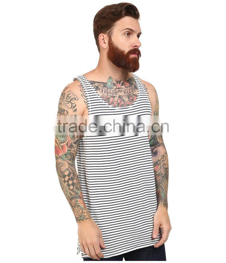 Dri fit mens casual vest tank top mens casual vest black and white stripe mens casual vest