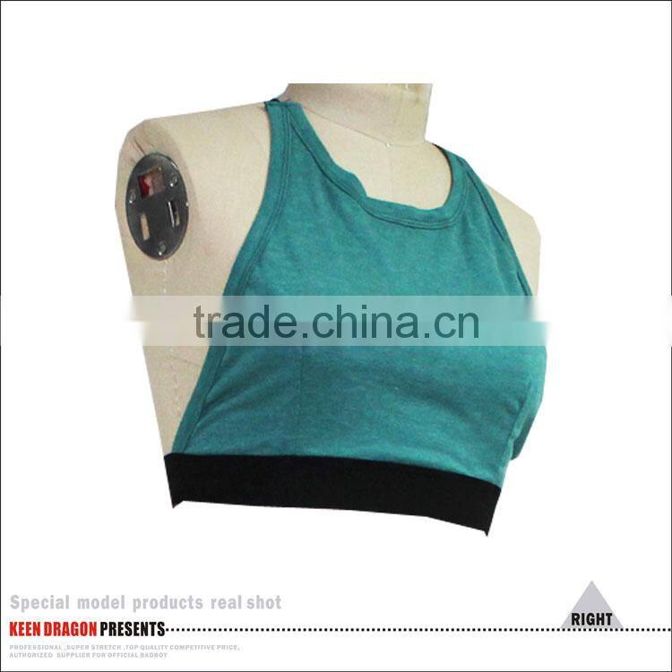 Women's activewear Yoga + running strappy print fashionable sports bra