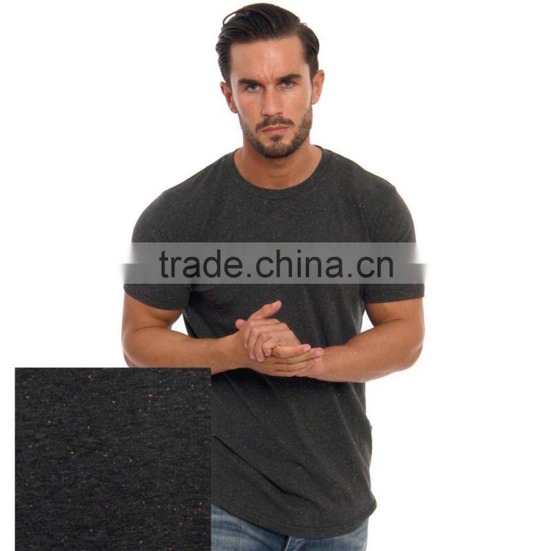 Boucle Curve Hem T-Shirt, skinny fit t shirt