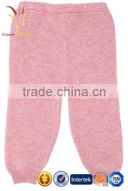 Bright Color Baby Knitted Cashmere Trousers Pants