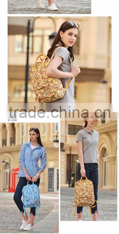 curved shoulder strap unisex light yellow backpacks