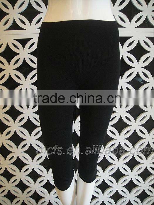 Seamless women solid leggings panties cheap ladies' sexy hot leggings