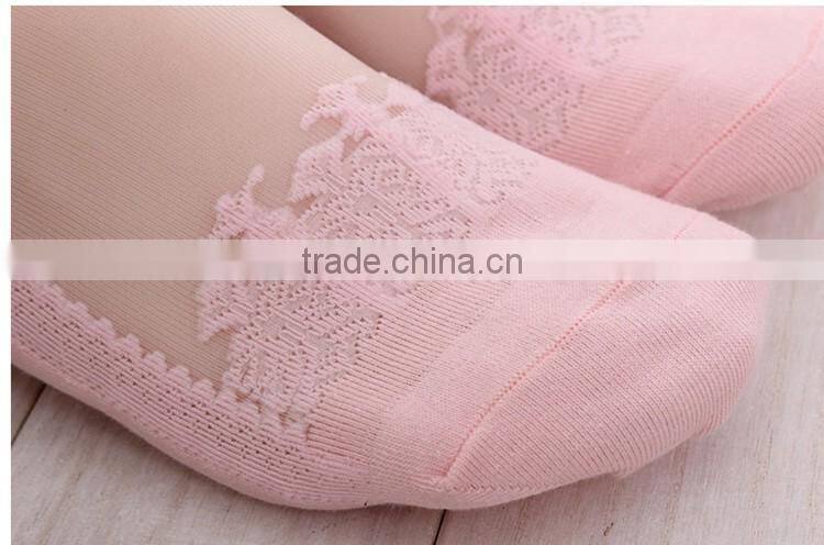 Hot sales Colorful Ultrathin Transparent Beautiful Crystal Lace Elastic Short Women Socks Calcetines Pink Sock for Womens meias