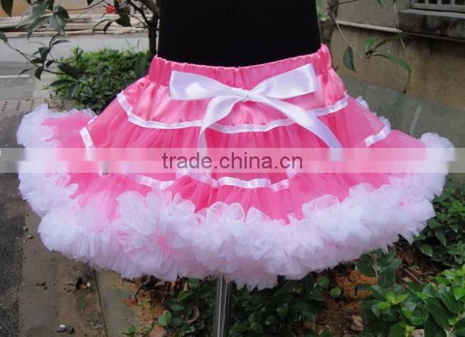Sweet charming chevron girls pettiskirt Lovely baby fluffy pettiskirt wholesale