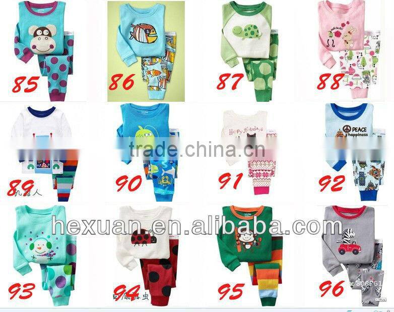 Latest New Design kids pyjamas wholesale