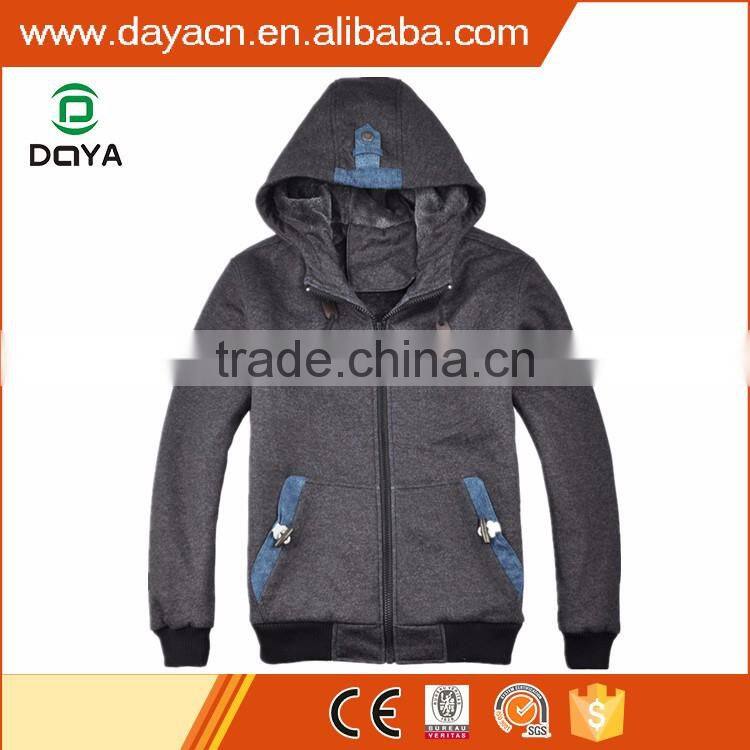 2017 men's hot sale fashion wool hoody jackets