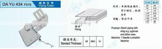 Piping folder DA YU 434 F519