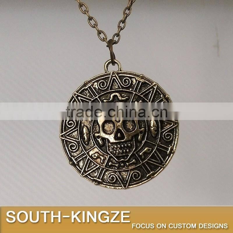 Carribean Film Preparation Pop Bronze Plated Jewelry Pendant