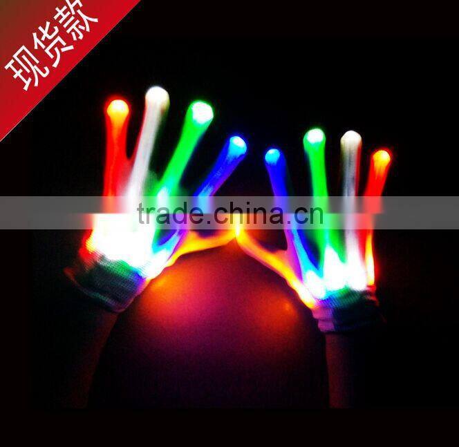 Hot Selling Party Favor Event & Party Item Type LED Glow In The Dark Gloves