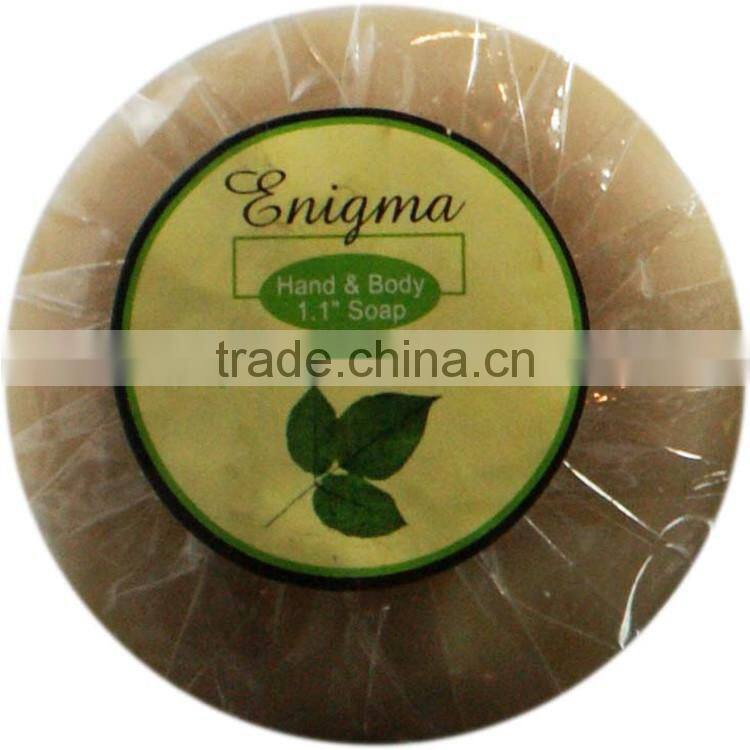 Yangzhou Manufacturer Clear Plastic Wrapped Hotel Soap