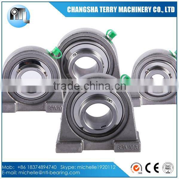 stainelss steel PA204 housing with 20mm bearing SUCPA204