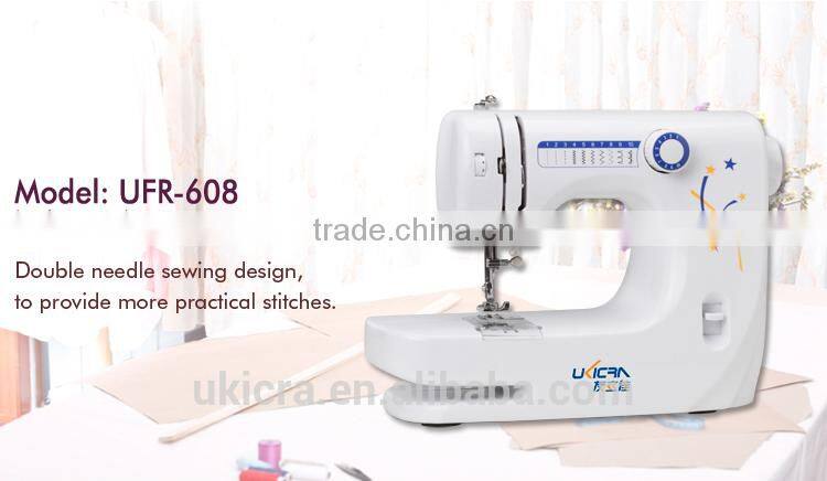 lockstitch domestic sewing machine button and buttonhole sewing with 10 stitches