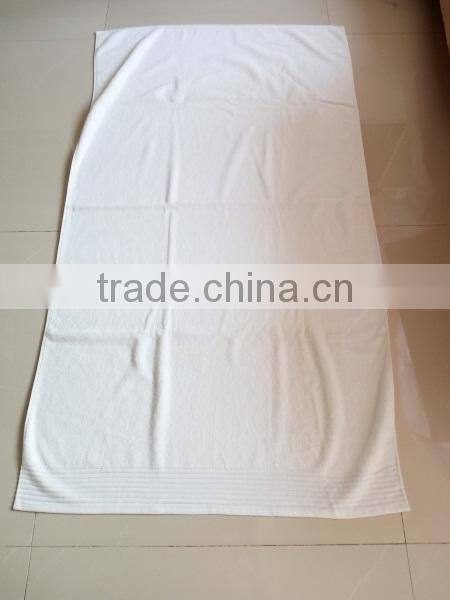 100%cotton terry bath towels with custom color plain dyed