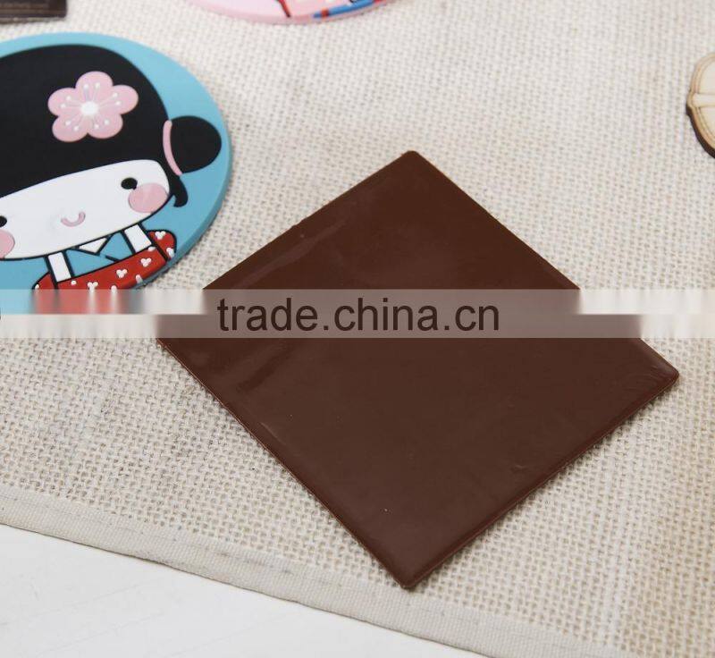 square/round silicone cup mat