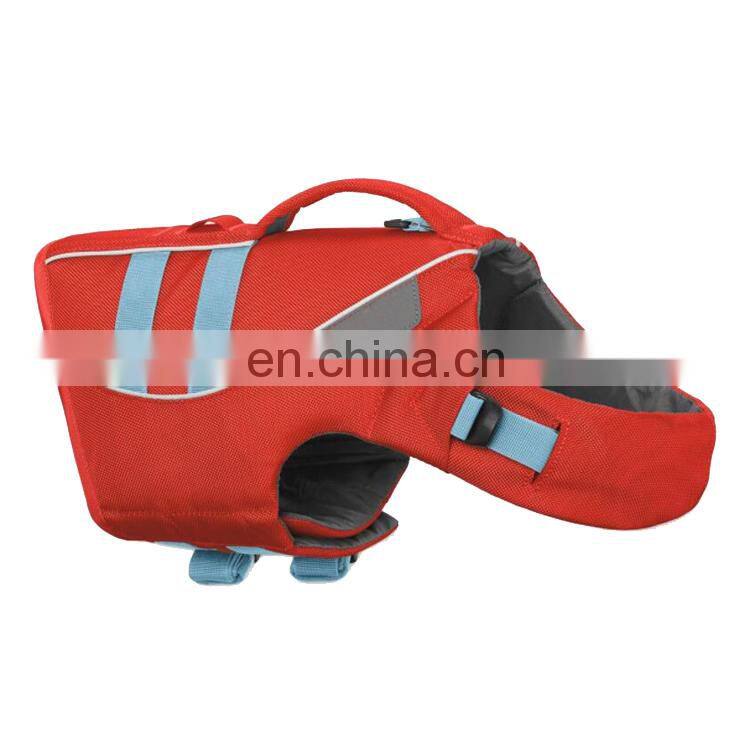 Dog Life Preserver Vest with Adjustable Buckles,Dog Safety Life Coat for Swimming, Boating, Hunting