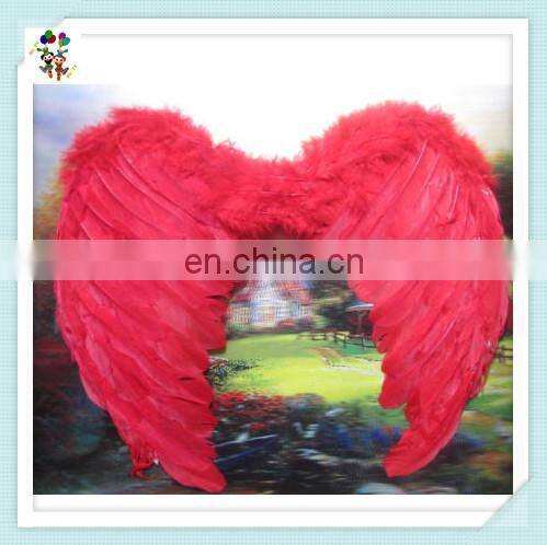 Adult Costume Cheap Large Red Feather Angel Wings HPC-0852