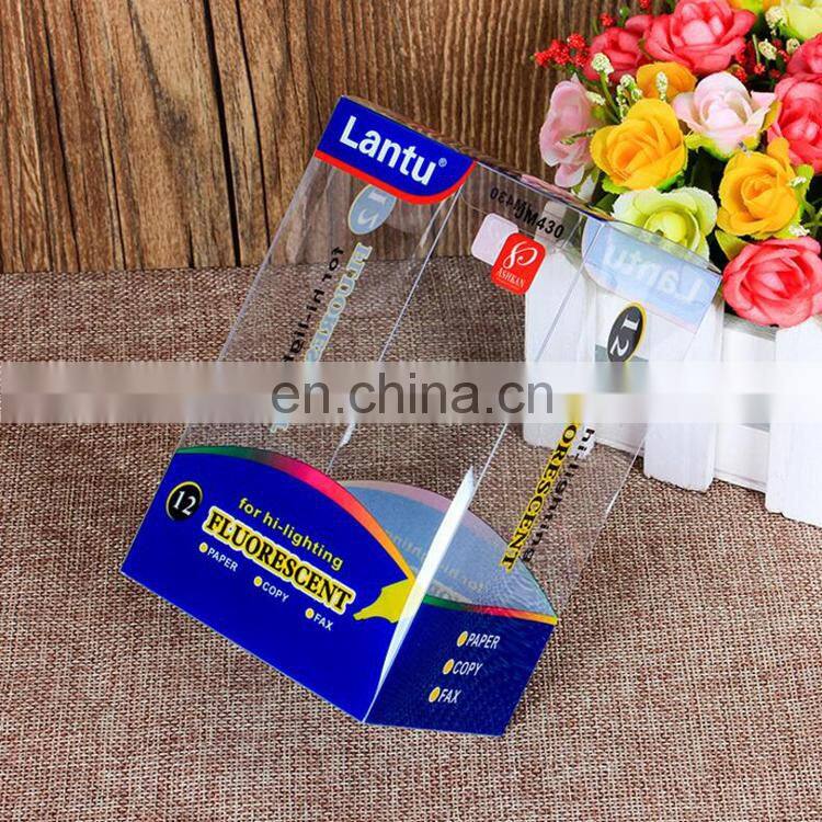 China factory wholesale pvc transparent plastic box,pvc plastic tool box with logo printing