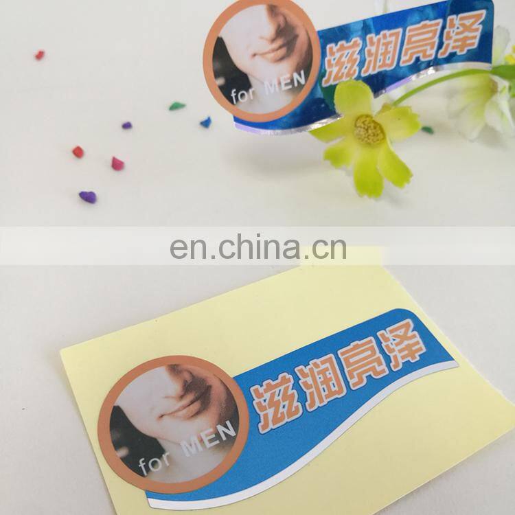 Direct factory manufacture die cut customized waterproof pvc self adhesive sticker,soft reflective sticker
