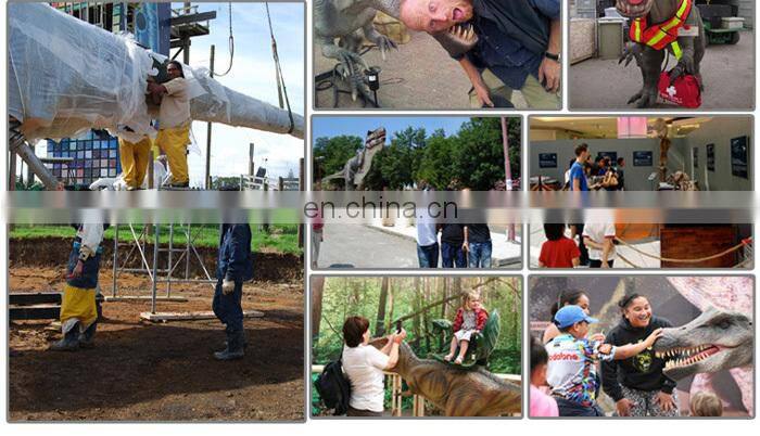 Outdoor vivid walking animatronic dinosaur costume