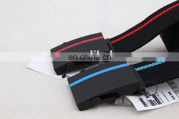 Canvas Belt With Full Printing Leather Belt No Buckle