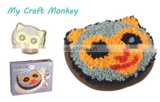 DIY plush pillow ------monster for kids