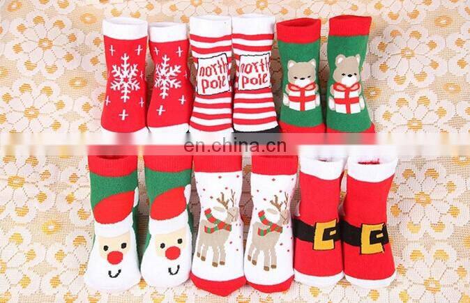In stock Baby sock Cotton socks Christmas Sock