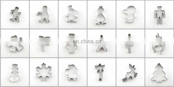 Dog shape stainless steel bulk cookie cutters