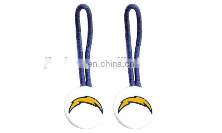 3D pvc monkey's head shape zipper puller for luggage