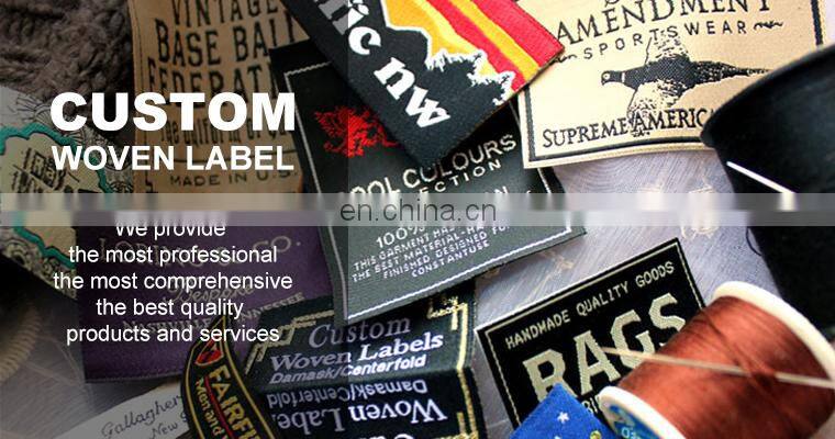 clothing label maker garment labels Silver metallic woven label
