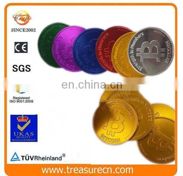 colorful oxidation aluminum chanllenge coins sheet