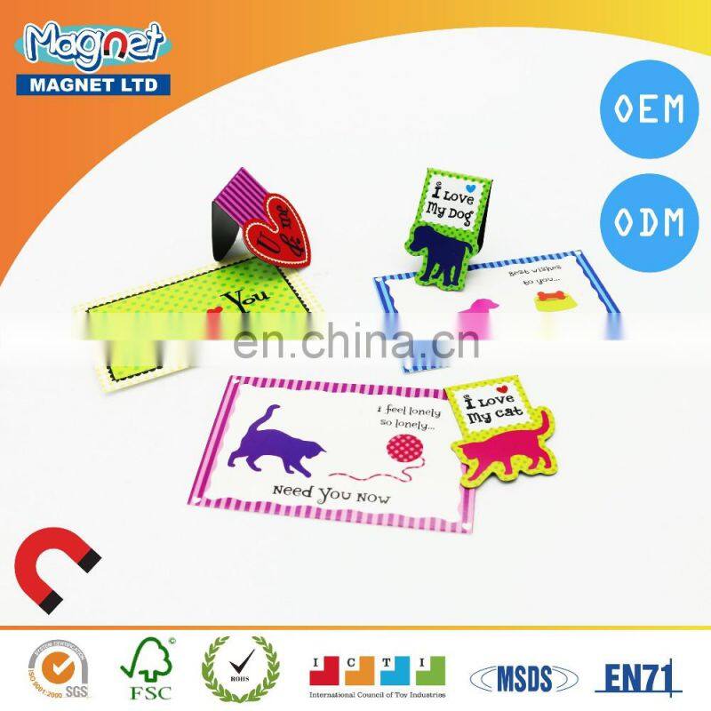 Wholesale creative gift mini card with magnet