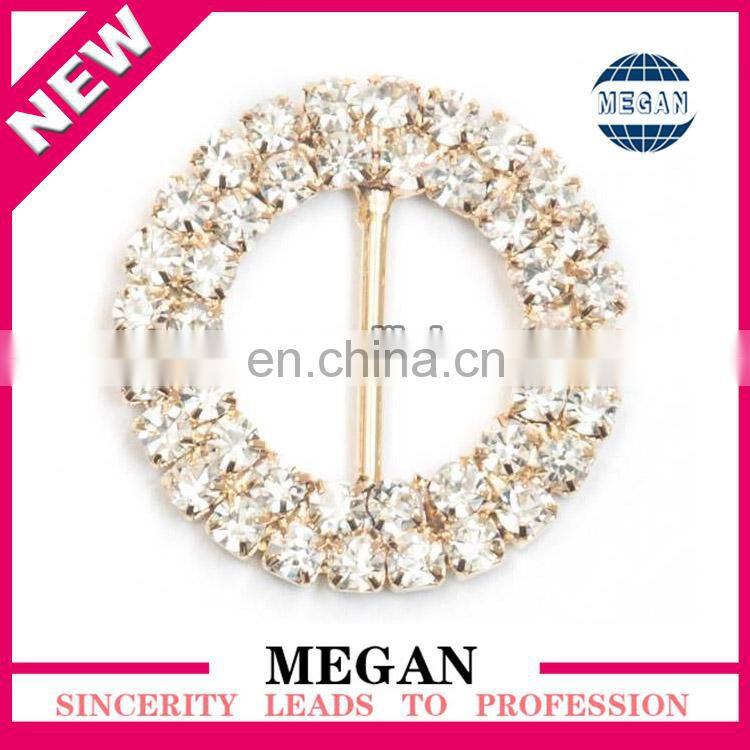 high quality metal shoe buckle with rhinestones