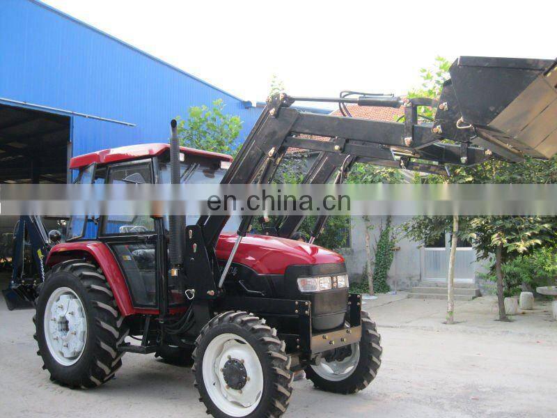 80hp 4wd farm tractor with front loader on sale