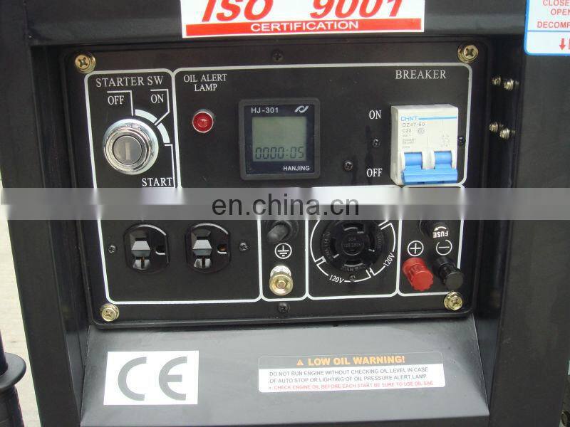 60hz 5kw three phase open type diesel generator