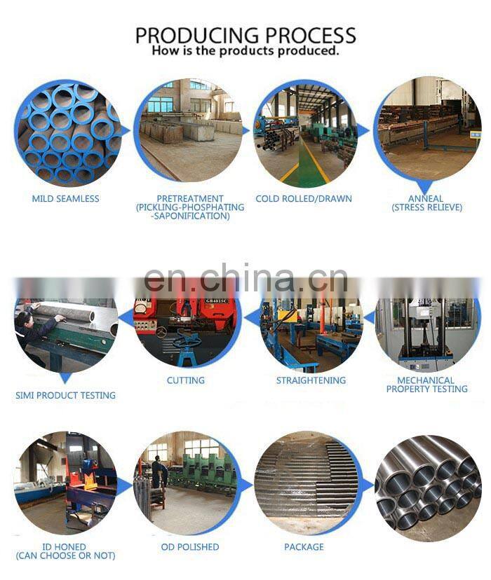 High standard Cold rolled seamless hydraulic steel pipe