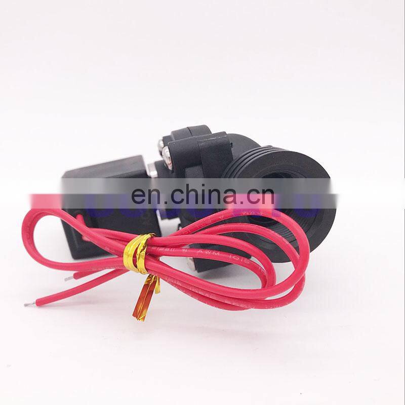 2 way Plastic solenoid valve NBR/EPDM/FKM 1/2" 3/4 1 inch Orifice 15/20/25mm normal close PP-15/20/25 water valve 10bar 220V