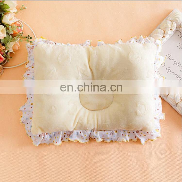 Crown Baby Head Shaping Pillow Organic Cotton Baby Wedge Pillow Protective Sleeping Pillow