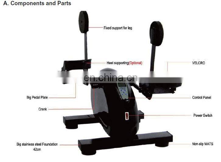 Micro-computer foot exerciser physical therapy for disabled