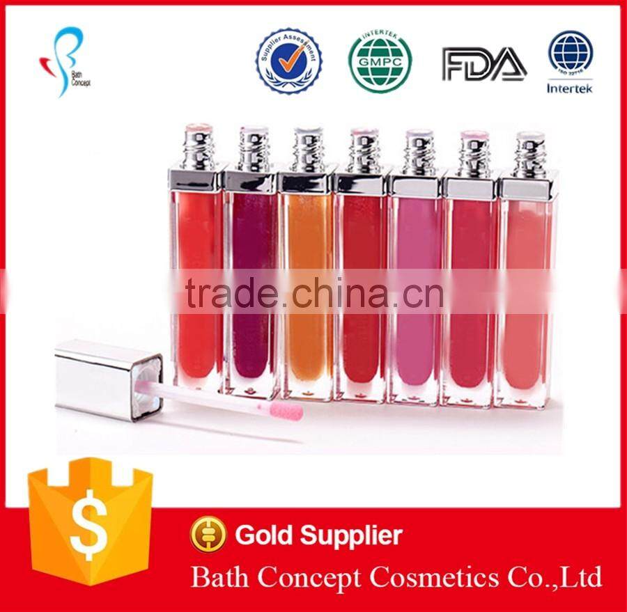 liquid form led light lip gloss for wholesale