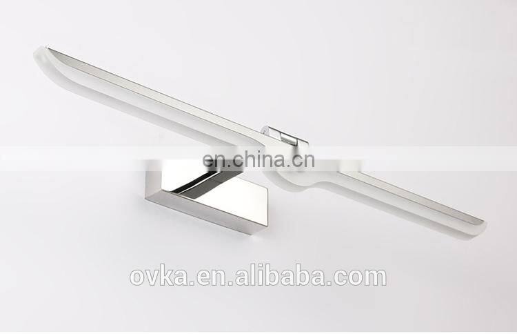 Modern simple bathroom LED mirror light for makeup mirror