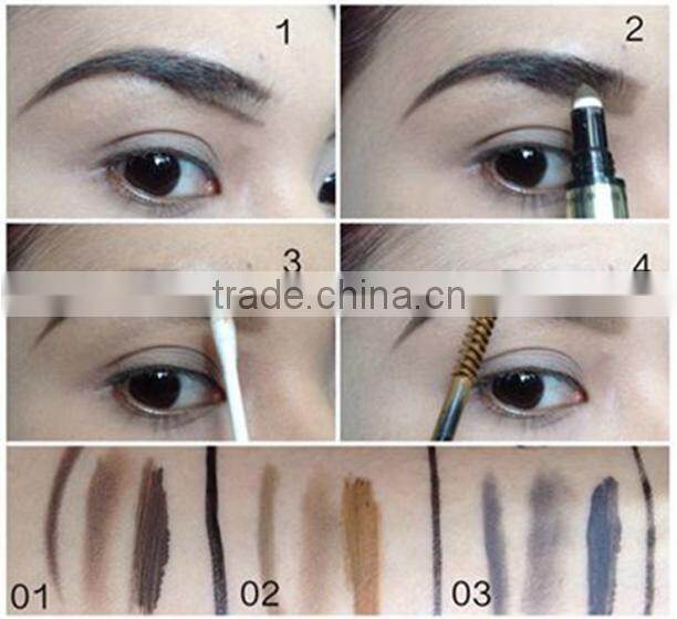Waterproof eyebrow pencil permanent eyebrow pencil cosmetic art eyebrow pencil