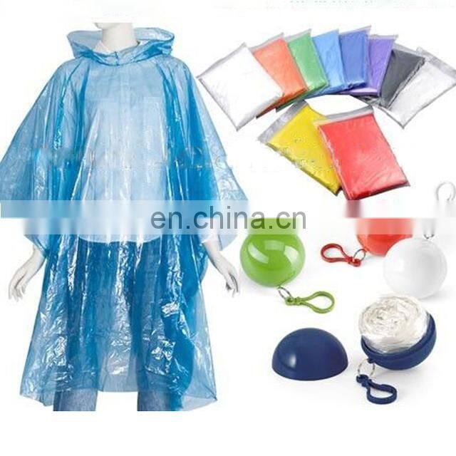 Disposable Clear Raincoat Outdoor Clothing Waterproof Transparent Raincoat