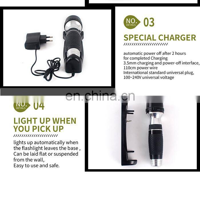 Honeyson hotel room wall mounted emergency torch flash light