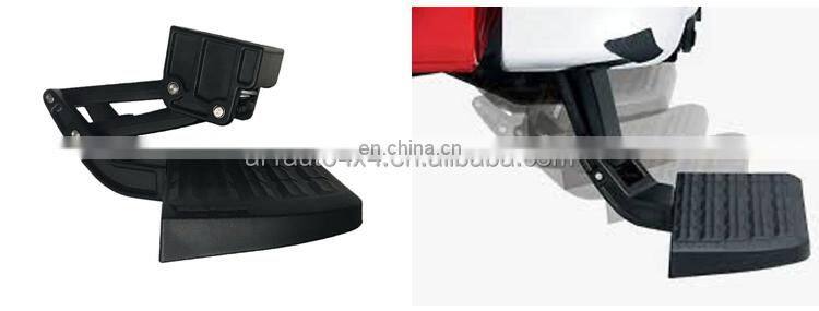 For Tundra Flip Down Rear-Mount Truck Bed Step Retractable Black