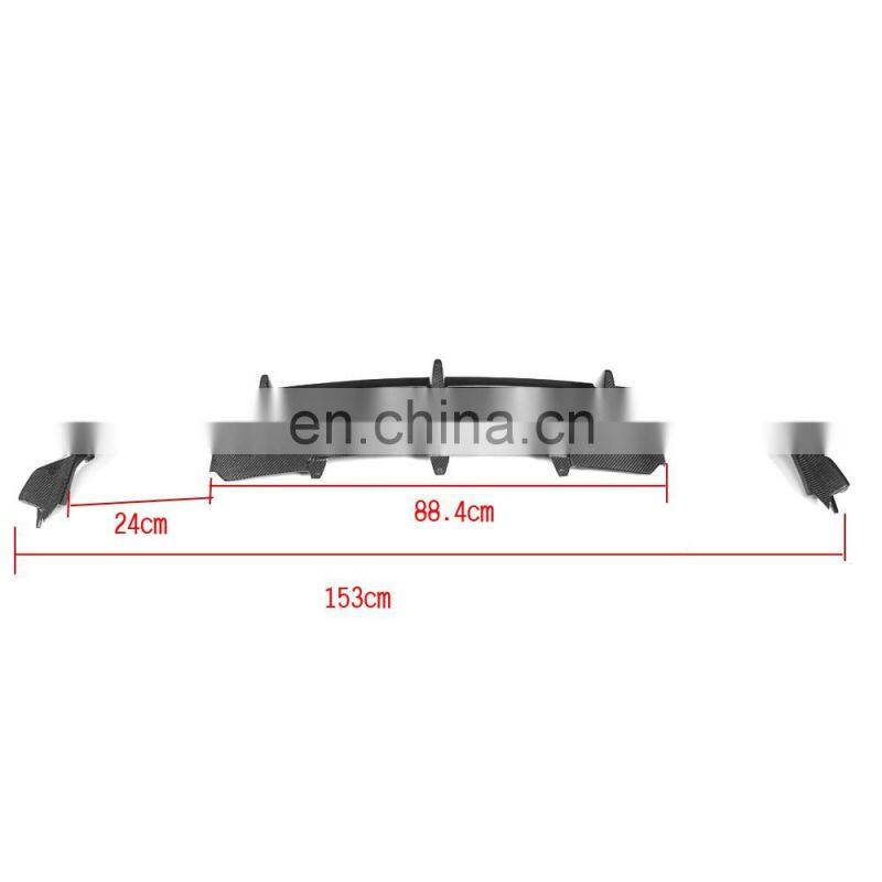 Modify Luxury Carbon Fiber Rear Bumper Diffuser Spoiler for Audi S5 2013 Facelift