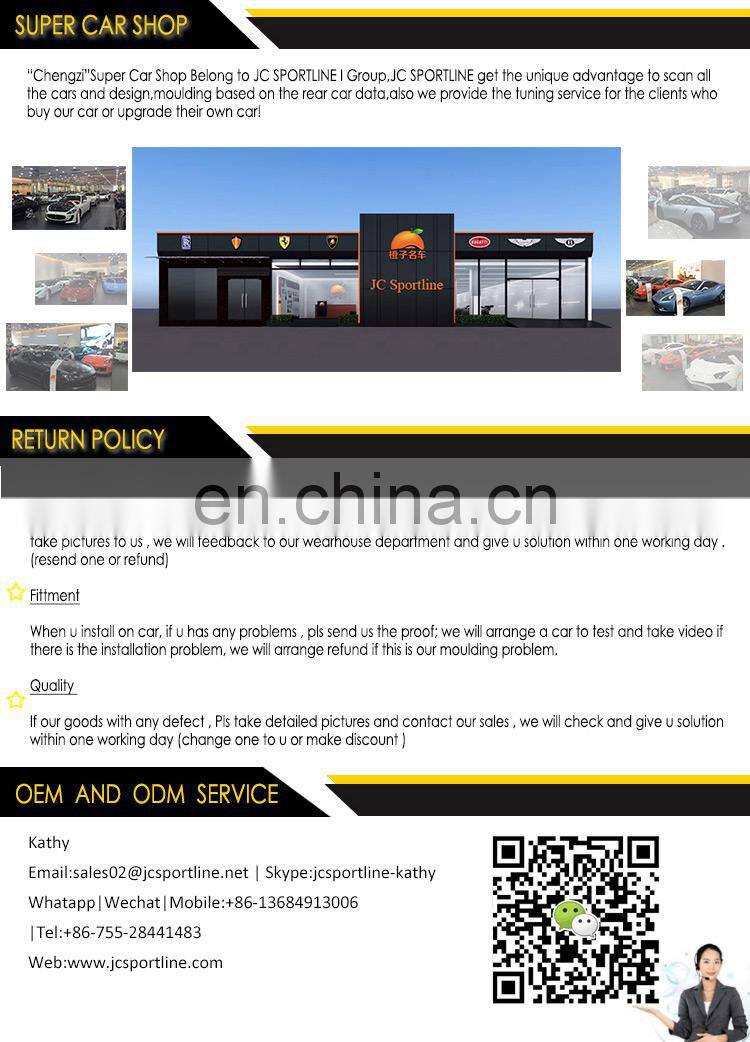 FD Style Carbon Fiber Rear Wing for Mercede s Ben z W205 C63 AMG Coupe 2-Door 15-17