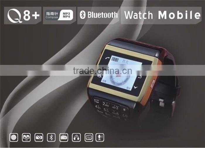 Hot selling Factory wholesale fashion bluetooth smart watch with keyboard Dual SIM Card Dual standby phone