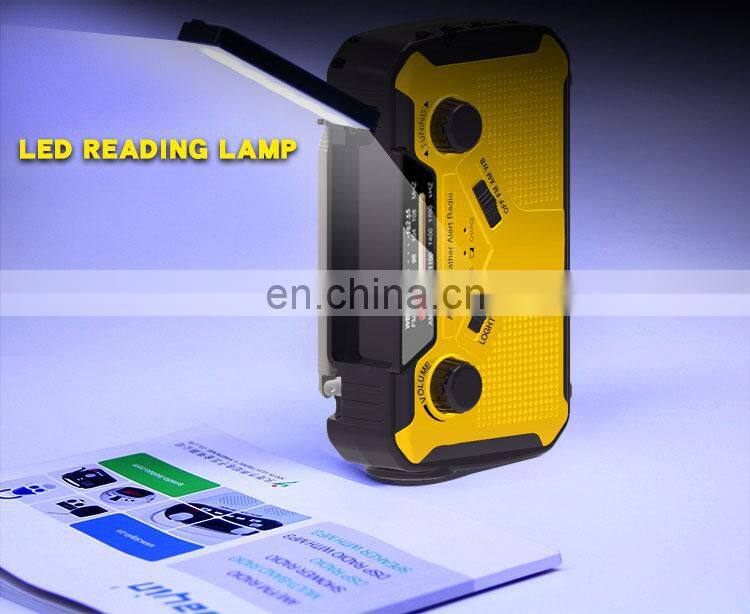 small pocket am fm portable radio with built-in rechargeable emergency light weather crank solar radio emergency flashlight